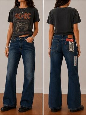 Vintage Levi’s 201 Low Rise Bootcut Jeans Size 15 Made in Canada